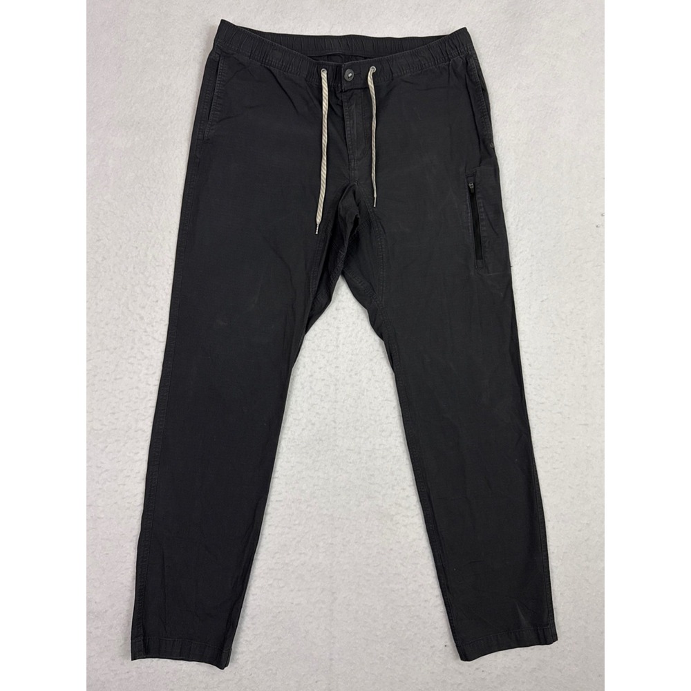 Vuori Ripstop Climber Pants Mens XL Charcoal Gray Organic Cotton Hiking V412